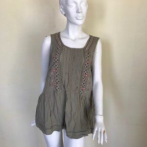 Cute  boho summer top -  KnoxRose - XL